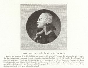 Francois Joseph Westermann, fransk politiker og general for de franske revolutionskrige af French School