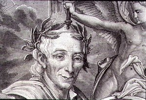 Francois Marie Arouet de Voltaire (1694-1778) (gravering) af French School