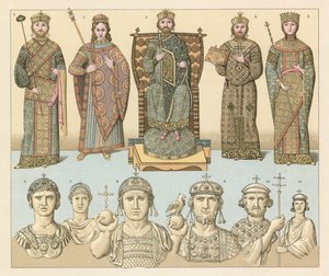 Frank byzantinsk kostume af French School