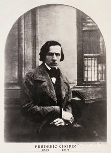 Frederic Chopin (1810-49) indgraveret fra en daguerrotypi (fotogravure)
