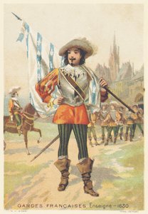 Franske garder, fenrik i 1630 (Regiment d