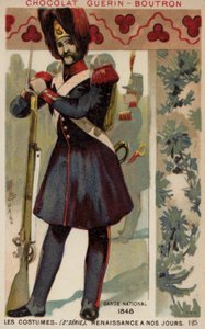 Fransk nationalgarde, 1848 af French School