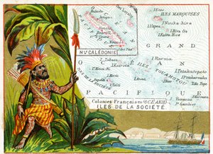Franske besiddelser i Oceanien, ca. 1890 af French School
