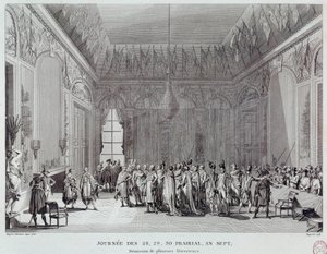 Den franske revolution: dagene 28., 29. og 30. prairial i år VII, som den 18/06/1799 førte til Abbe Emmanuel-Joseph Sieyes