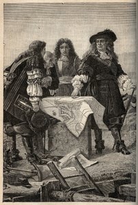 Den franske arkitekt Vauban udarbejder planerne for befæstningerne i Belfort (øst for Frankrig) på Ludvig XIV