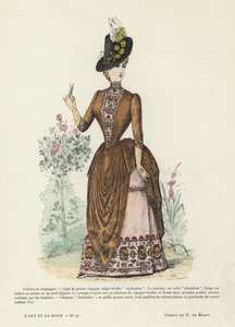 Fransk modeplade, 1885-86 af French School