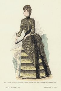 Fransk modeplade, 1885-86 af French School