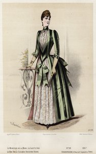 Fransk modeplade, slutningen af 1800-tallet af French School
