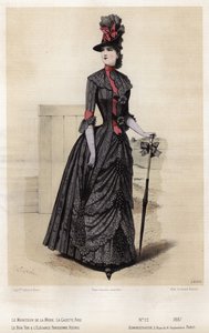 Fransk modeplade, slutningen af 1800-tallet af French School