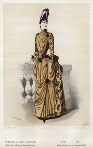 Fransk modeplade, slutningen af 1800-tallet af French School