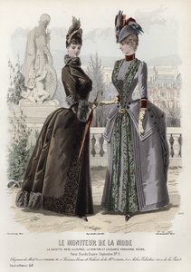 Fransk modeplade, slutningen af 1800-tallet af French School