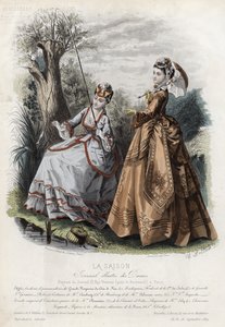 Fransk modeplade, slutningen af 1800-tallet af French School