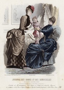 Fransk modeplade, slutningen af 1800-tallet af French School
