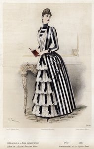 Fransk modeplade, slutningen af 1800-tallet af French School