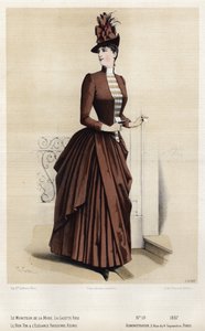 Fransk modeplade, slutningen af 1800-tallet af French School