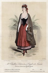 Fransk modeplade, slutningen af 1800-tallet af French School