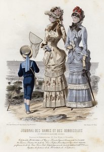 Fransk modeplade, slutningen af 1800-tallet af French School