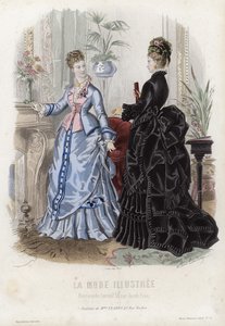 Fransk modeplade, slutningen af 1800-tallet af French School