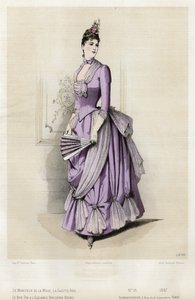 Fransk modeplade, slutningen af 1800-tallet af French School