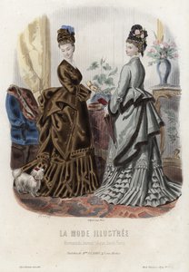 Fransk modeplade, slutningen af 1800-tallet af French School
