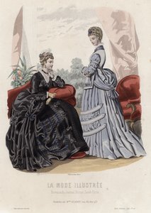 Fransk modeplade, slutningen af 1800-tallet af French School