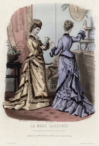 Fransk modeplade, slutningen af 1800-tallet af French School