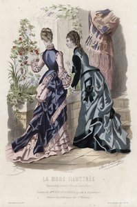 Fransk modeplade, slutningen af 1800-tallet af French School