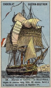 Den franske fregat Belle Poule af French School