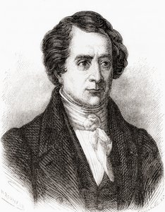 Fransk matematiker Dominique Francois Jean Arago, alias Francois Arago, fra Les Merveilles de la Science, pub.1870 af French School