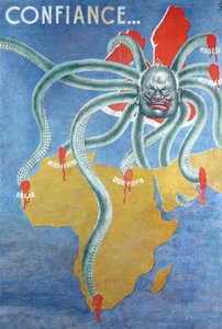 Fransk propaganda sandsynligvis produceret i Vichy Frankrig af French School