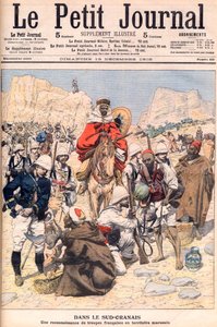 Fransk rekognosceringsekspedition i det sydlige Marokko Illustration til Le petit Journal, december 1906. af French School