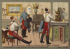 Franske soldater iført seler af French School