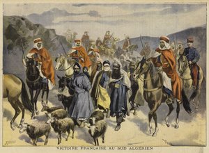 Fransk sejr i det sydlige Algeriet, 1897 af French School