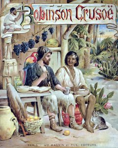 Forside af Robinson Crusoe af French School