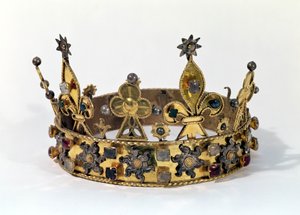 Begravelseskrone af Philippe af Frankrig (1342-1404) 1404 (guld, perler og ædelstene)