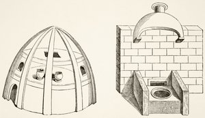Ovne, som brugt af videnskabsmænd og alkymister i middelalderen, fra Science and Literature in the Middle Ages af Paul Lacroix (1806-84) udgivet London 1878 af French School