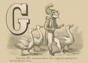 G: Grinchu (Hr.) chef for Fouilly-les-Oies brandvæsen af French School