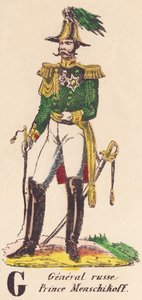 G: Russisk general, prins Menschikoff (1787-1869) af French School