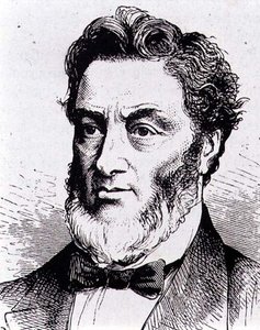 Gabriel-Claude-Jules Favre (1809-1880) fransk politiker (stik) af French School