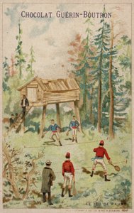 Spil tennis (chromolitho) af French School