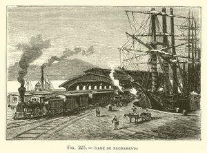 Bahnhof von Sacramento von French School