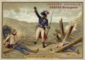 General Augereau ved slaget ved Castiglione, Italien, franske revolutionskrige, 3-5 august 1796 af French School