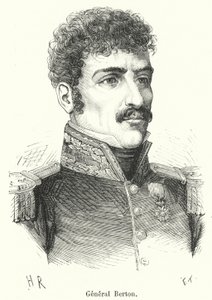 General Berton (gravering) af French School