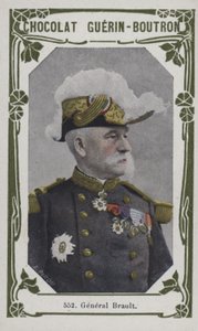 General Brault (farvet foto) af French School