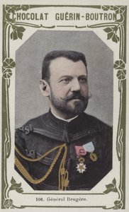 General Brugere (coloured photo) af French School