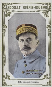 General Debeney (farvet foto) af French School