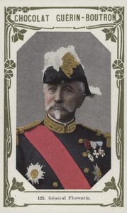 General Florentin (farvet foto) af French School