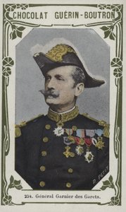General Garnier des Garets (farvet foto) af French School