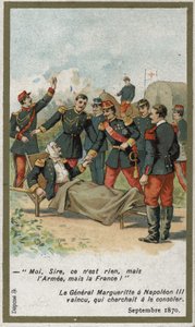 General Jean Auguste Margueritte blev dødeligt såret under slaget ved Sedan den 2. september af French School
