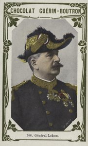 General Lebon (farvet foto) af French School
